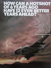 7/1972 PUB PRATT & WHITNEY AIRCRAFT J52-P-408 ENGINE A-6 INTRUDER ORIGINAL AD