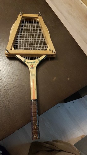 Ancienne raquette tennis - raquette,