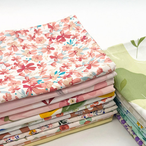 Tissu mélange de - de, coton