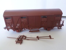 ROCO 1/87 HO REF : 4392B WAGON MARCHANDISES COUVERT
