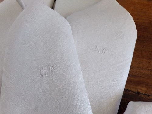 Serviettes table en - serviettes, lin