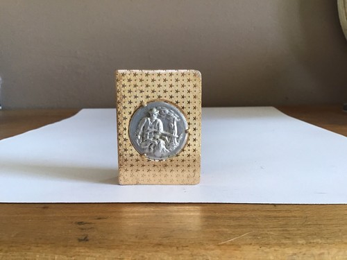 Ancien etui porte boite - porte,