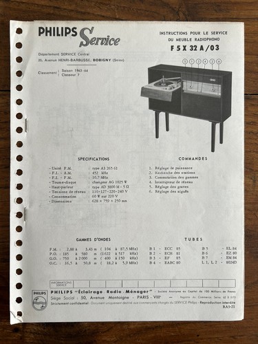 Documentation philips service - documentation,