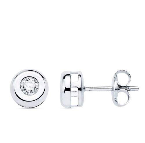 Boucles oreilles blanc - d’oreilles, or