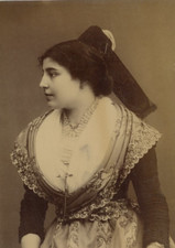 France Arles Costume Traditionnel  Vintage Print Tirage albuminé  9x15  Ci