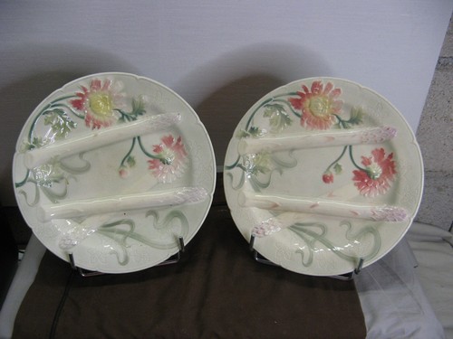 Magnifique paire assiettes - paire, d'assiettes