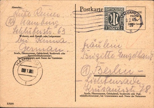 Bizone 1946 ou - 1946, remède