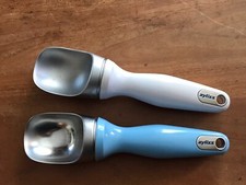 LOT 2 cuillere couvert de BOULE à GLACE zyliss SUISSE swiss SORBET glacier ICE