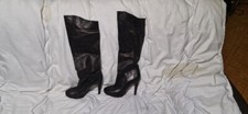 Bottes en cuir à talon aiguille T 39