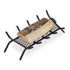 Range-bûches grille étagère