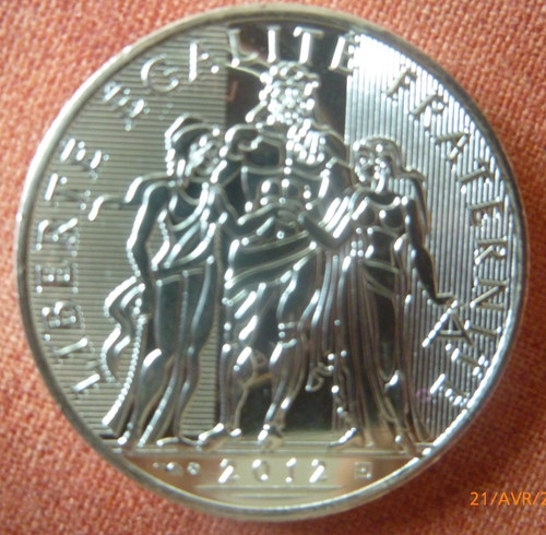 Piece euros argent 2012 - euros,