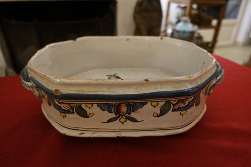 Jardiniere xviii xix faience - jardiniere, xviii/