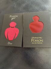 Carte publicitaire Lot  - advertising card  -  Hypnotic Poison « Dior »