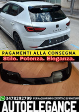 0406 ⭐ Spoiler Adapté Pour Seat Leon 5F 5 Portes 12-20 Look Cupra R300 Noir