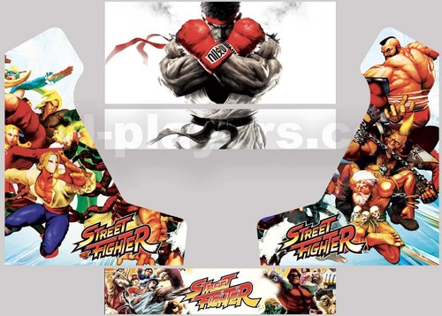 Stickers bartop street - street, fighter