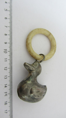 Hochet ancien en - ,,