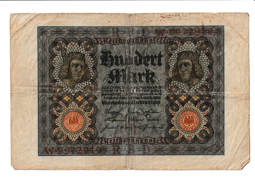 Billet banque allemand - billet, de