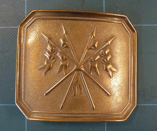 Plaque boucle ceinturon - plaque,