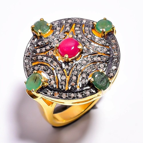 Diamant pavé rubis - diamant, &
