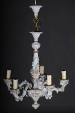 Lustre En Porcelaine Baroque /