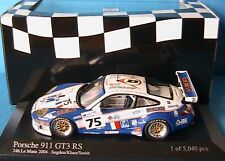 PORSCHE 911 GT3 RS #75 24H MANS 2004 SUGDEN KHAN SMITH MINICHAMPS 400046975 1:43