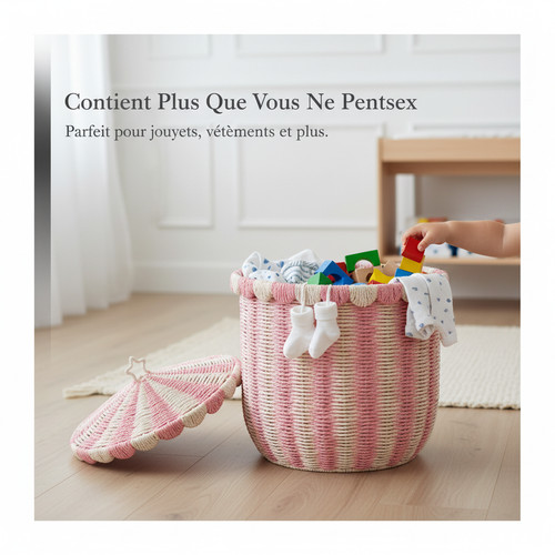 Panier bébé fibre - bébé, en