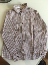 Chemise Garcon 5 Ans Jacadi Carreaux Bleu Noir Rouge Vichy Excellent État