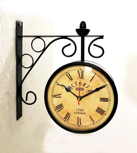 Ancienne horloge murale - , double