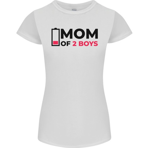 Maman deux garçons shirt - maman,