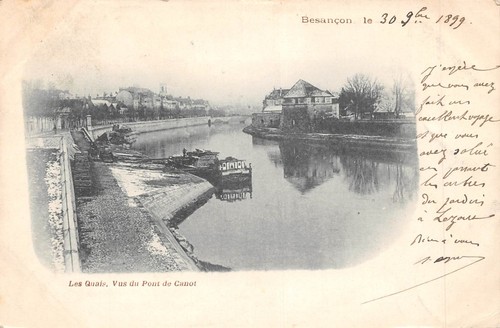 Cpa besancon les quais - cpa,