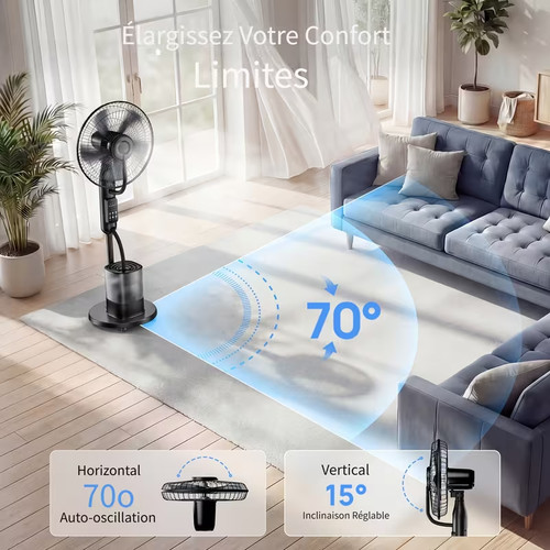 Ventilateur brumisateur sur - ventilateur,