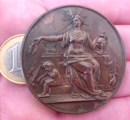 Medaille caisse des ecoles - des,