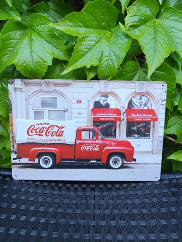Plaque métal coca cola - plaque,