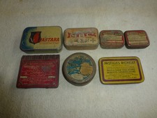 7 BOITES TOLE LITHO PASTABA MBC VALDA...