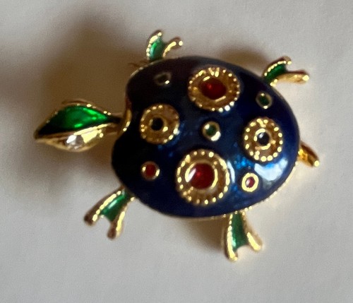 Broche tortue metal dore - broche,