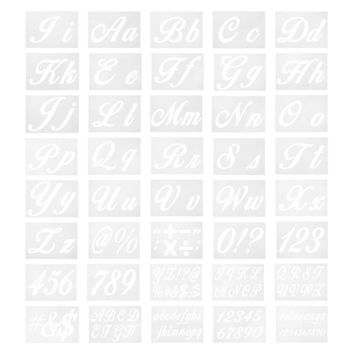 Pour 40pcs lettres - pour, en