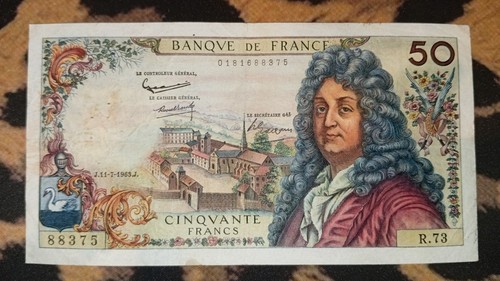 Billet francs racine - billet,