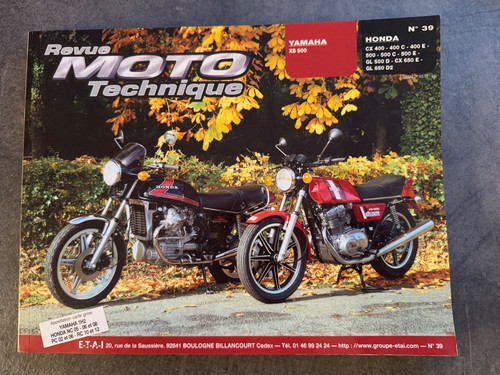 Revue technique moto - technique, pour