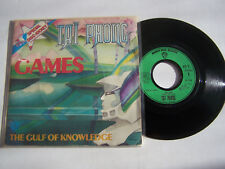 SP 45 T VINYLE 2 T , TAI PHONG 1er GROUPE DE J.J GOLDMAN , GAMES . VG - / VG