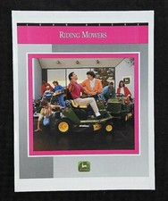 1991 JOHN DEERE GX70 GX75 GX95 SRX75 SRX95 Equitation Tondeuse Brochure Menthe