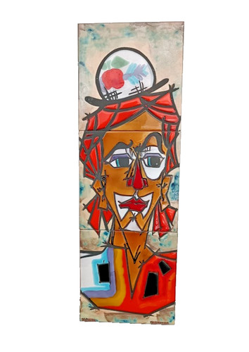 Tableau mural trityque - , de