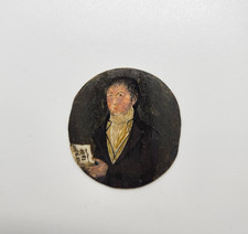 Ancienne miniature. Portrait