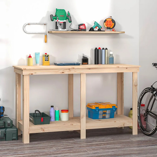 Banc travail bois pin - banc,