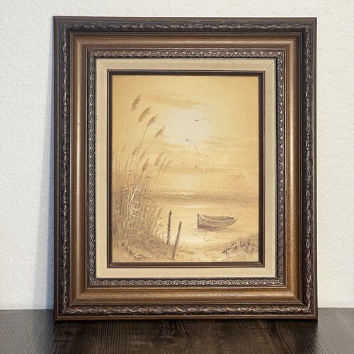 Vintage gailey original oil - vintage,