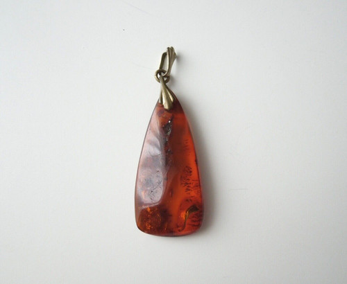 Pendentif ambre naturel - pendentif, en