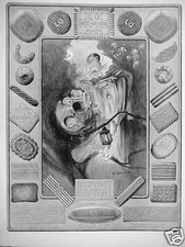 PUBLICITÉ 1928 BISCUIT PETIT BEURRE LU LEFEVRE UTILE LE PIERROT ET LES ENFANTS