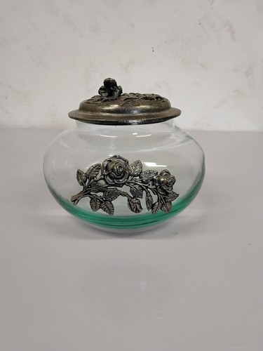 Pot verre bonbonnière - pot,