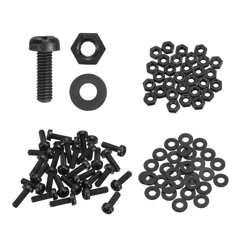 Boulons nylon m2x8mm - 30,