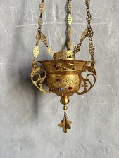 Encensoir Liturgique Ancien Église Orthodoxe Grande Taille