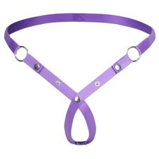 String Homme Slip Creux avec Anneau en O Mini String Tanga pour Hommes Violet